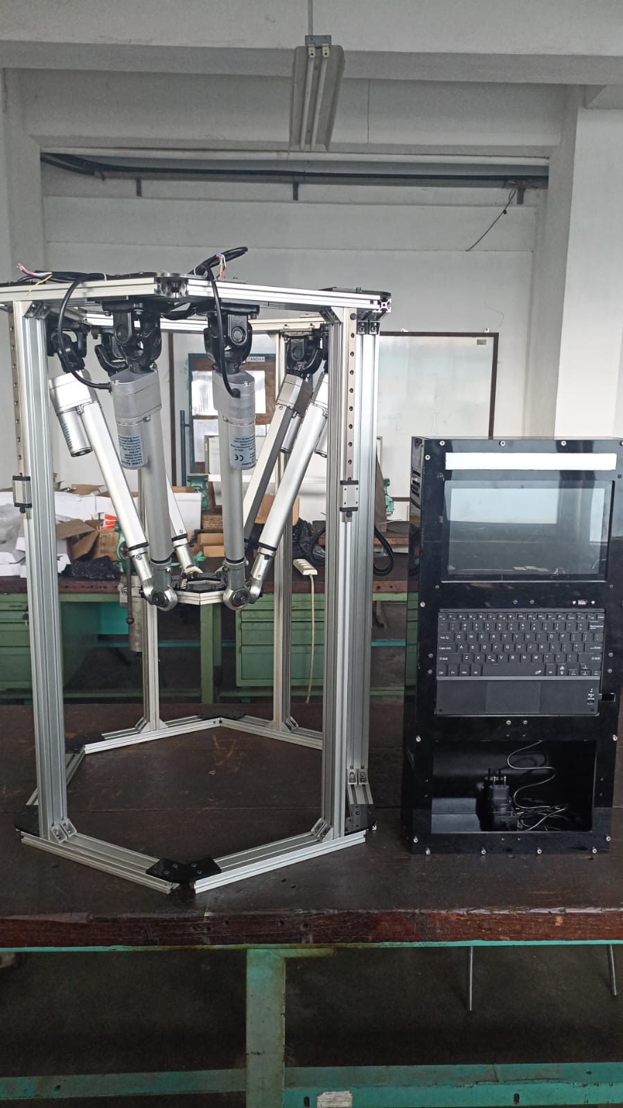 并联机器人PMS-CNC Machine Mechanical Design SW